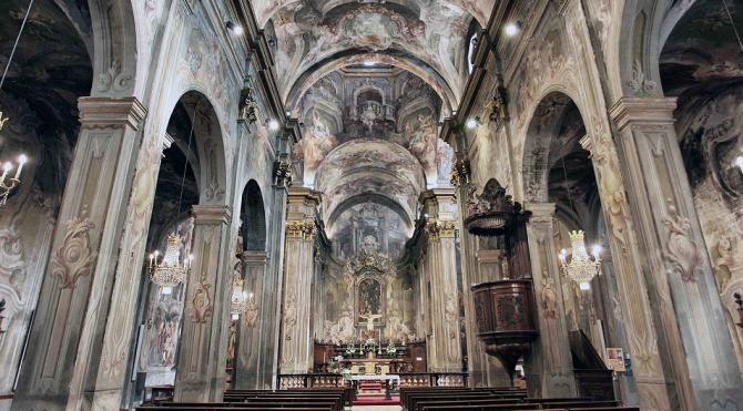 Vercelli interno di San Cristoforo