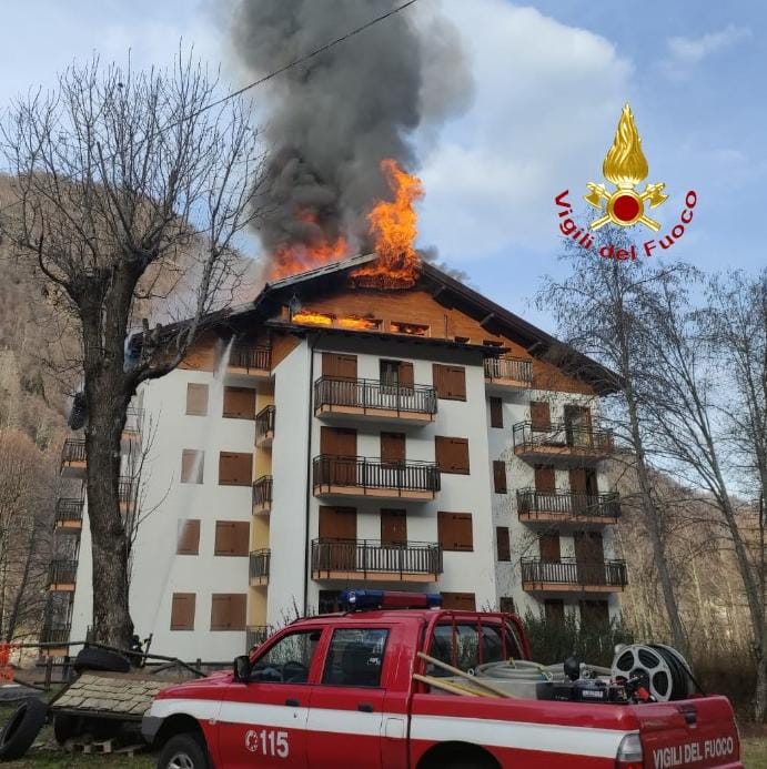 Incendio Scopello