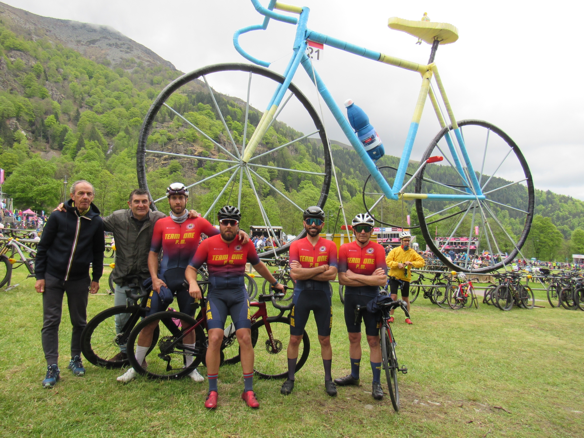 Team One PM, ad Oropa in attesa del Giro d'Italia